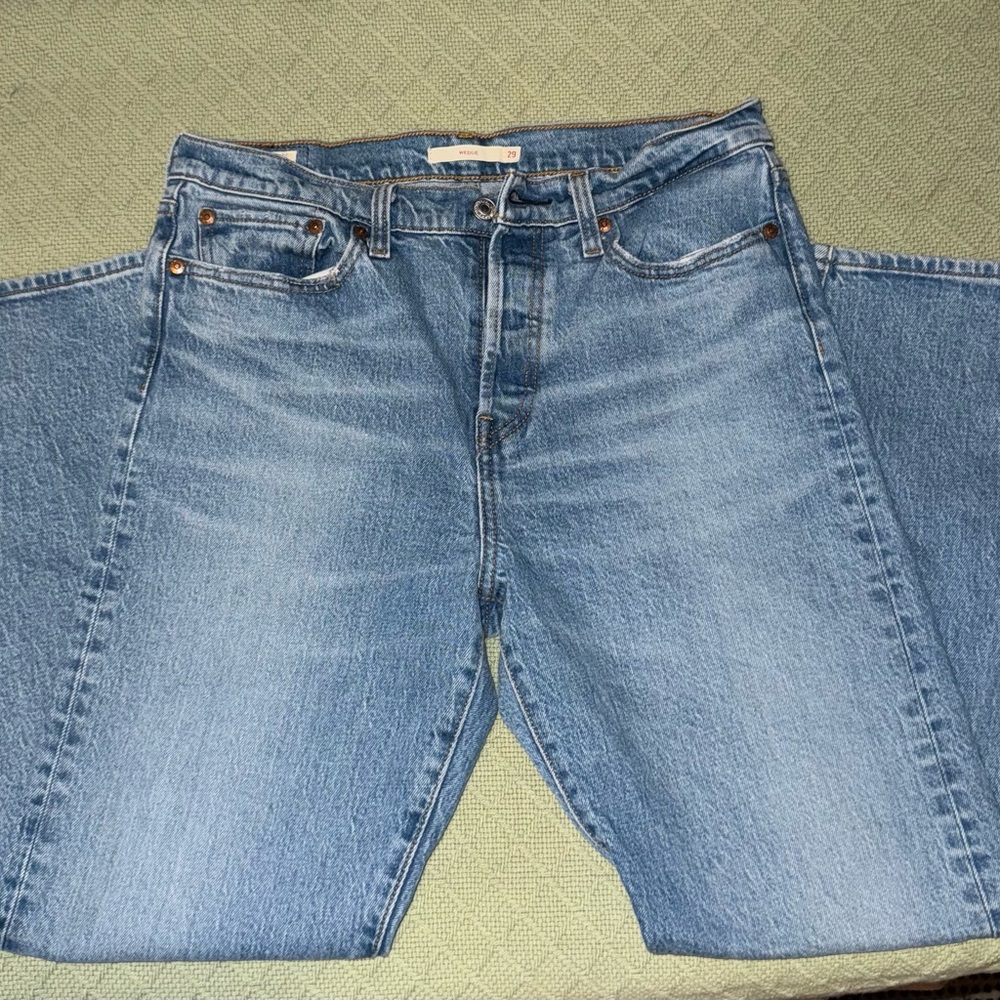 Levi's wedgie Light Blue Ankle Jeans